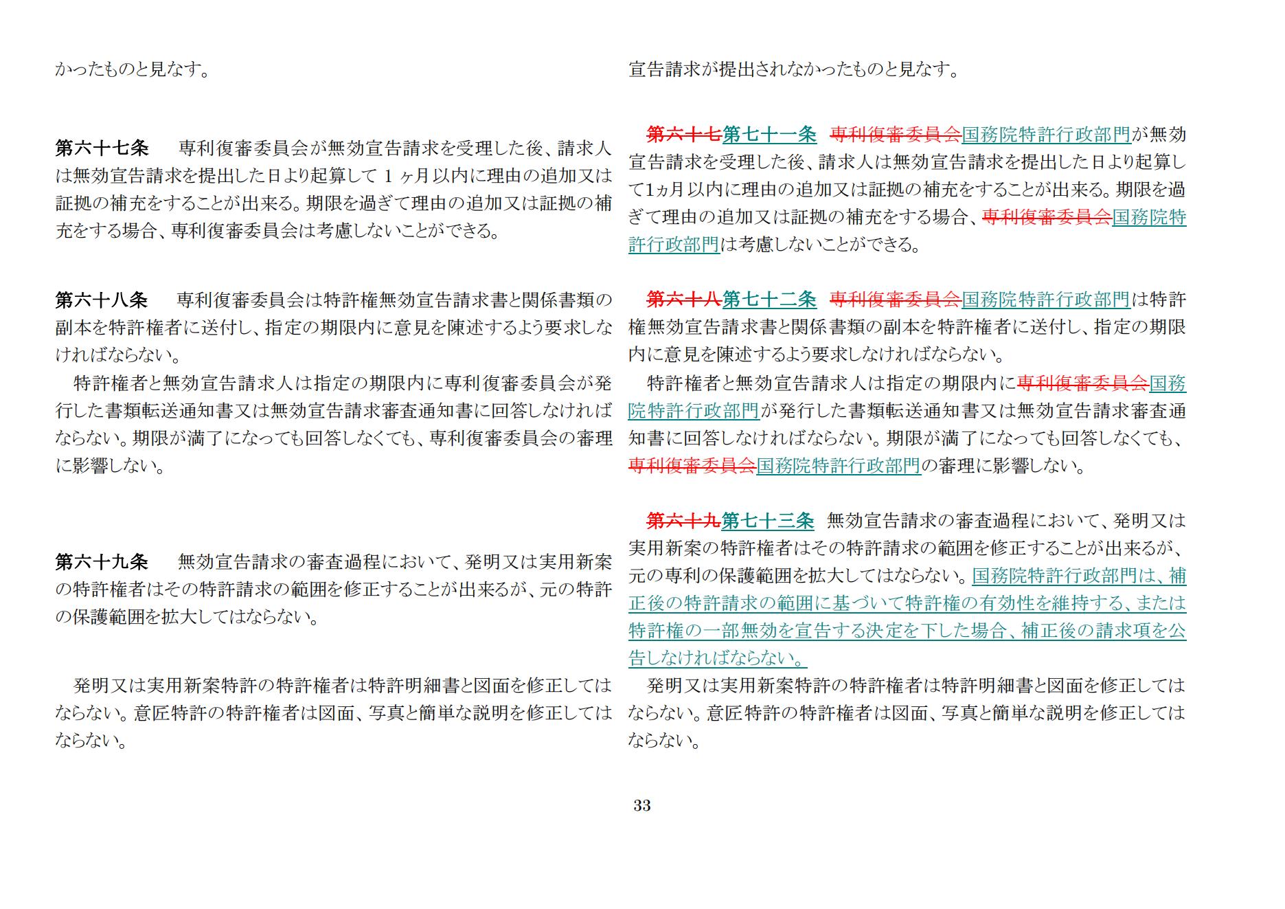中華人民共和國専利法実施細則（新舊対照表） (2024.1)_32.jpg